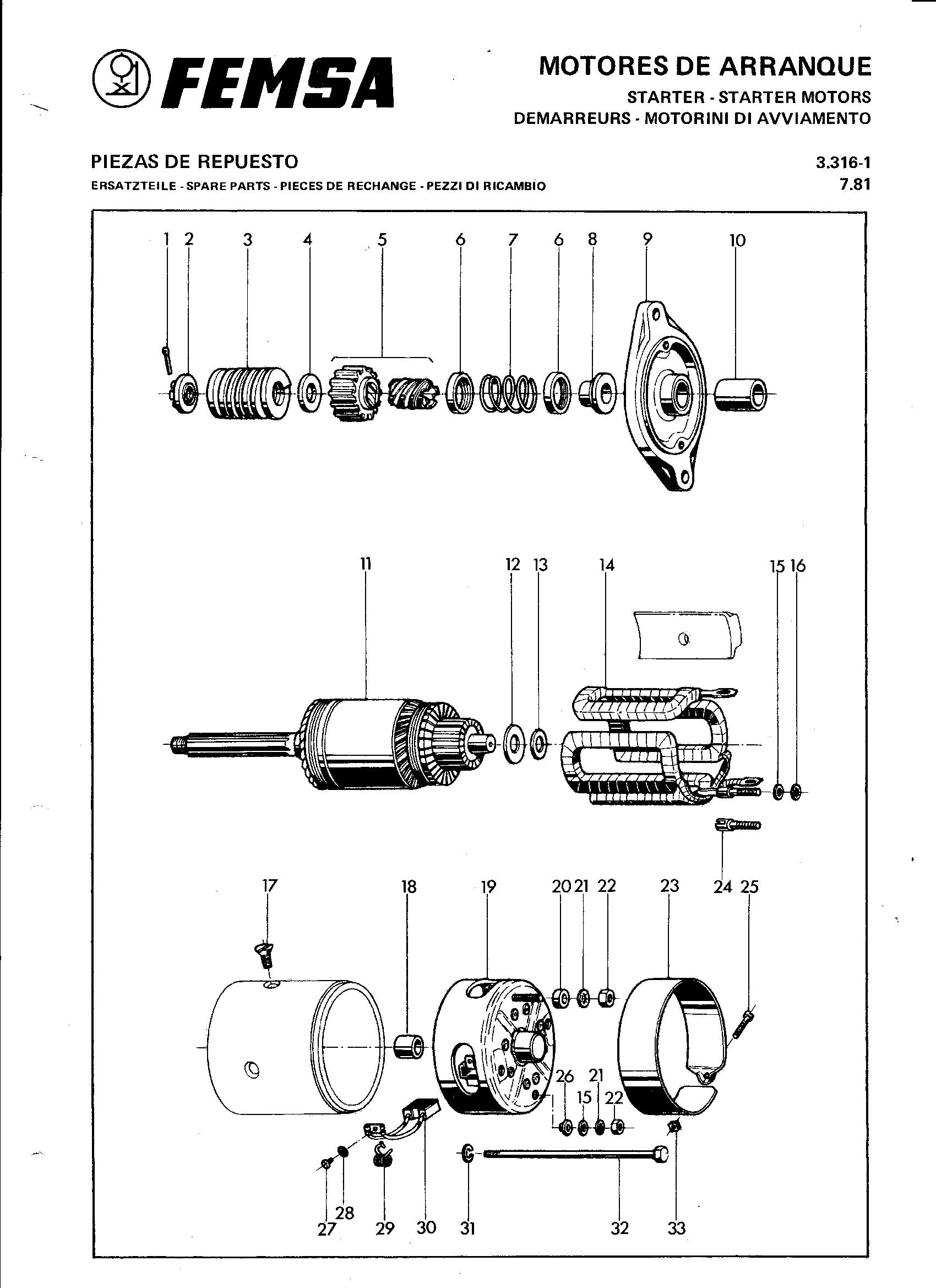 BOBINAS INDUCTORAS EBRO-AVIA SEAT 1500 MOTOR PERKINS 11278-1FEMS